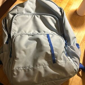 Embark backpack light blue